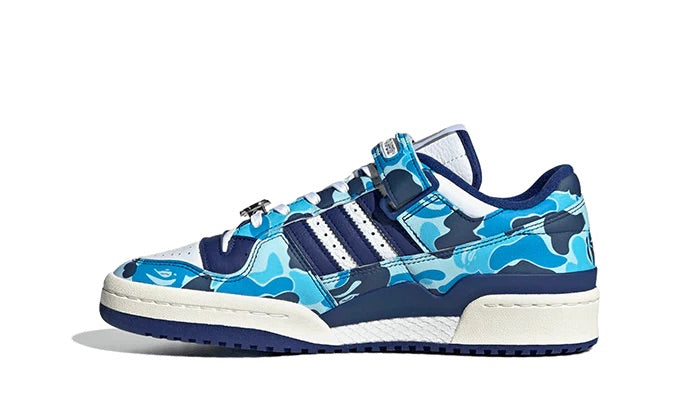 ADIDAS FORUM 84 LOW BAPE 30TH ANNIVERSARY BLUE CAMO – ONE OF A KIND