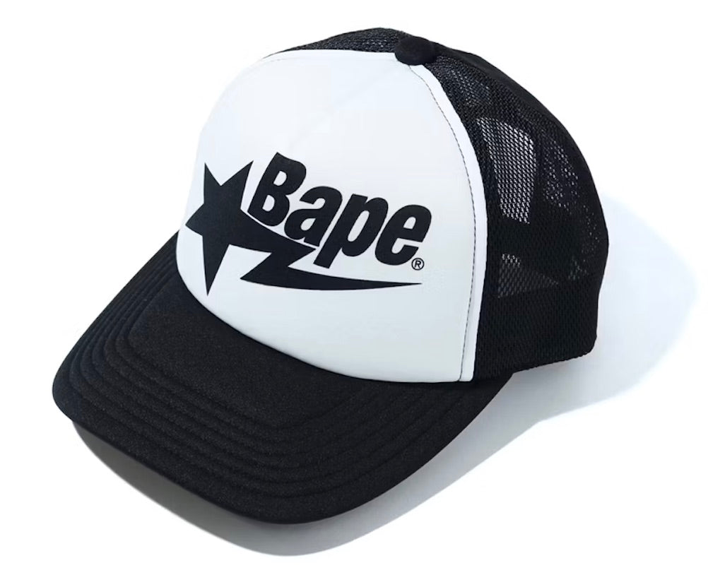 BAPE STA MESH CAP BLACK – ONE OF A KIND