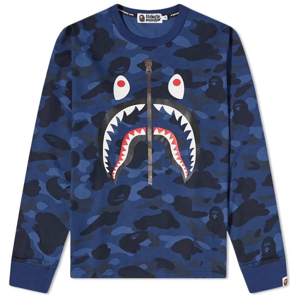 Bape long sleeve shark best sale