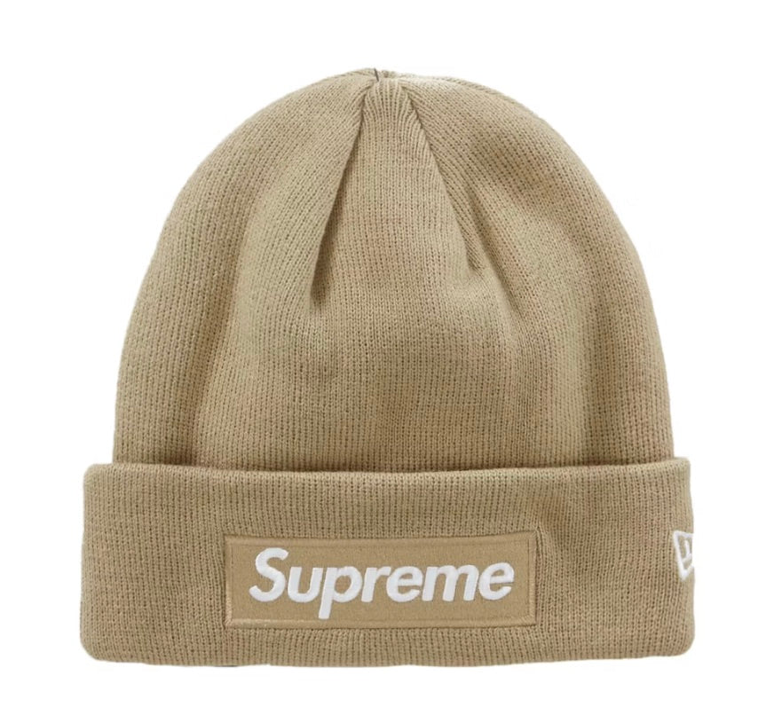 New era box 2024 logo beanie supreme