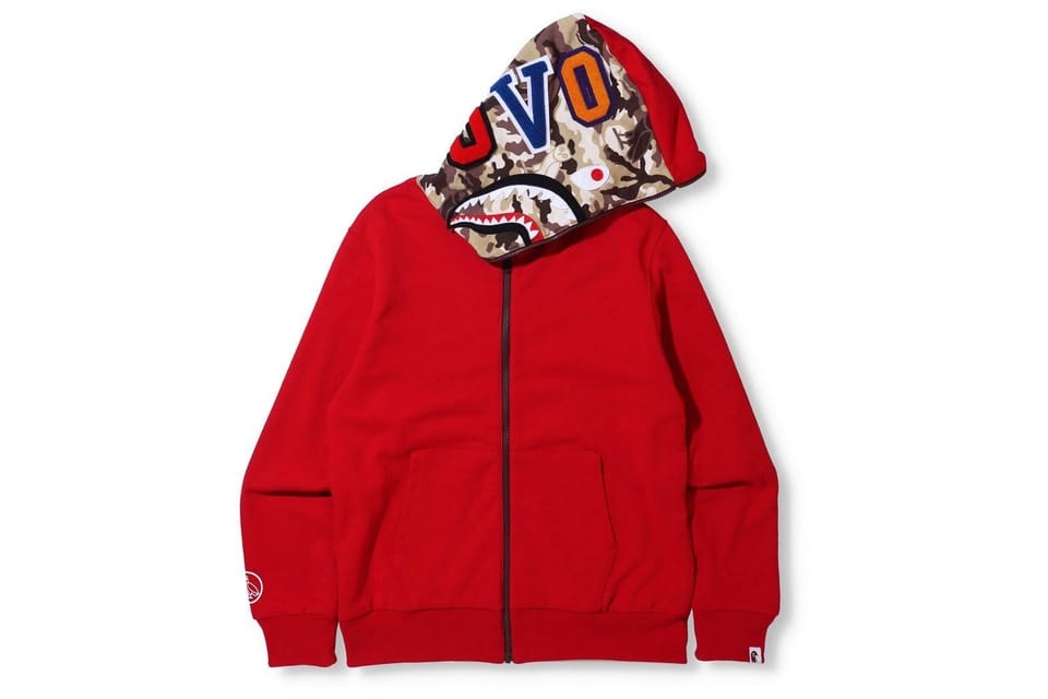 Bape jacket red deals