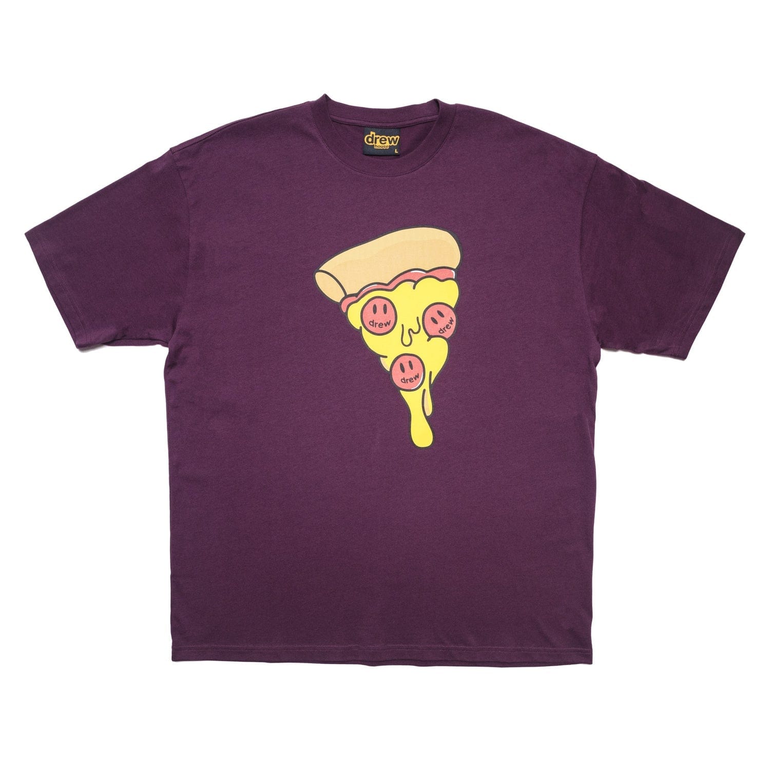 DREW HOUSE PIZZA T-SHIRT BERRY – ONE OF A KIND
