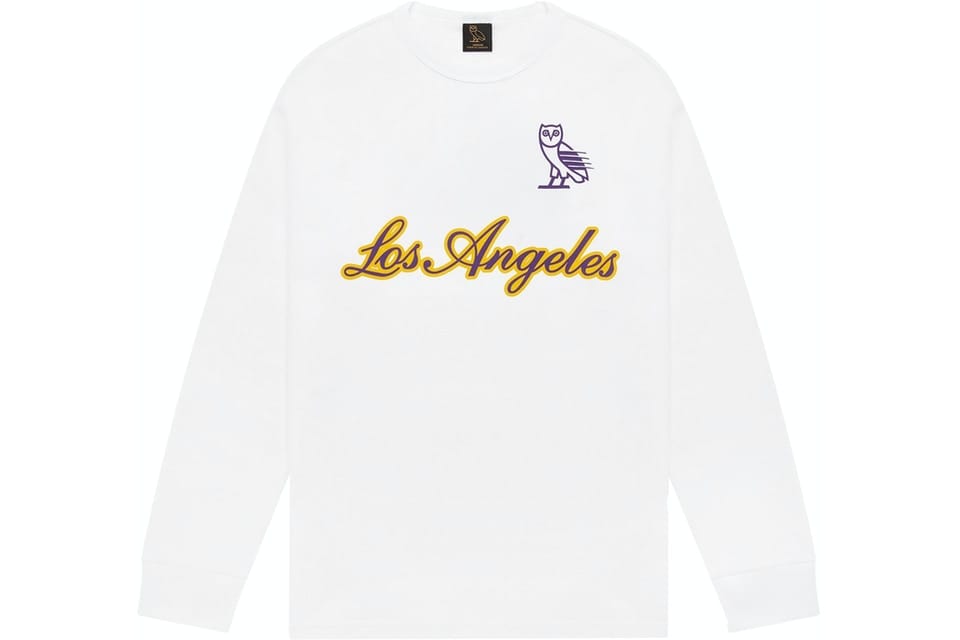 OVO X NBA LONG SLEEVE T-SHIRT LA LAKERS – ONE OF A KIND