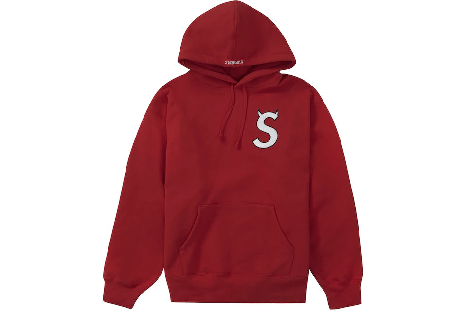 SUPREME S LOGO HOODIE FW22 RED – ONE OF A KIND