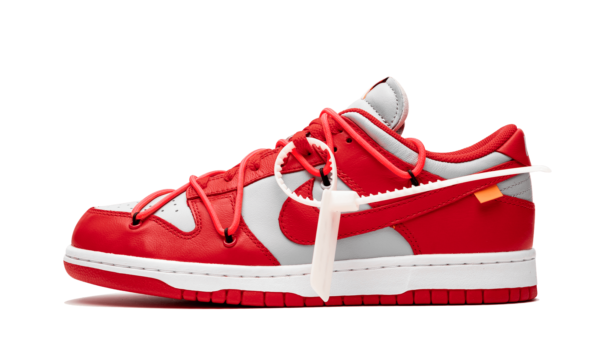 NIKE X OFF WHITE DUNK LOW UNIVERSITY RED