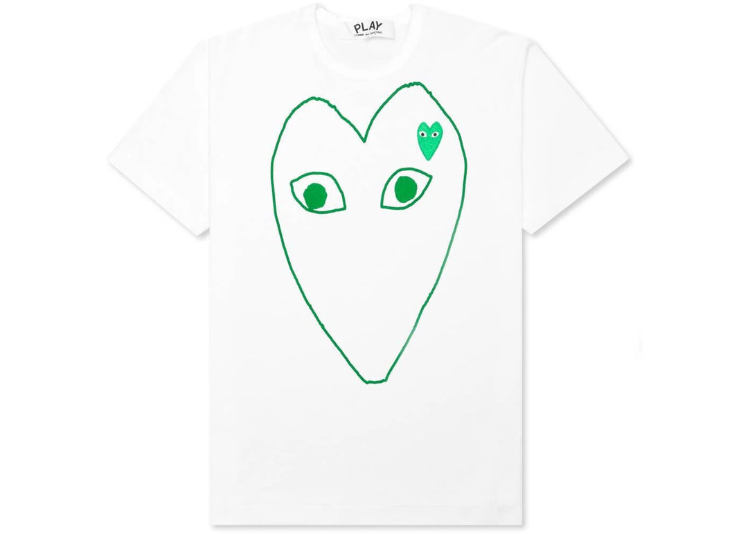 Green and white comme des garcons online