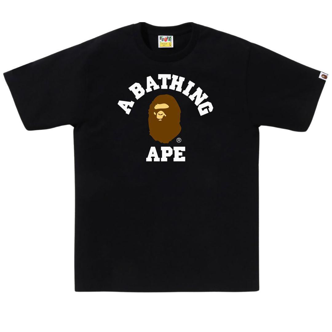 BAPE COLLEGE T-SHIRT BLACK