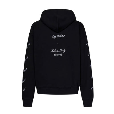 OFF WHITE 23 SKATE HOODIE BLACK