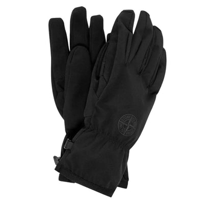 STONE ISLAND SOFTSHELL GLOVE BLACK (FW23)