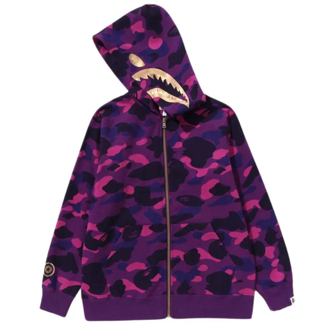 Purple camo bape hotsell