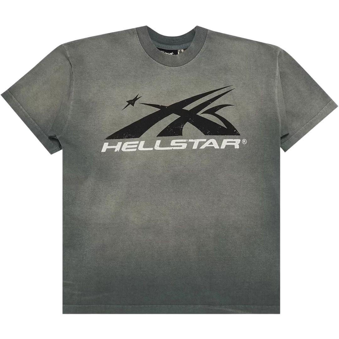 HELLSTAR GEL SPORT LOGO T-SHIRT GREY