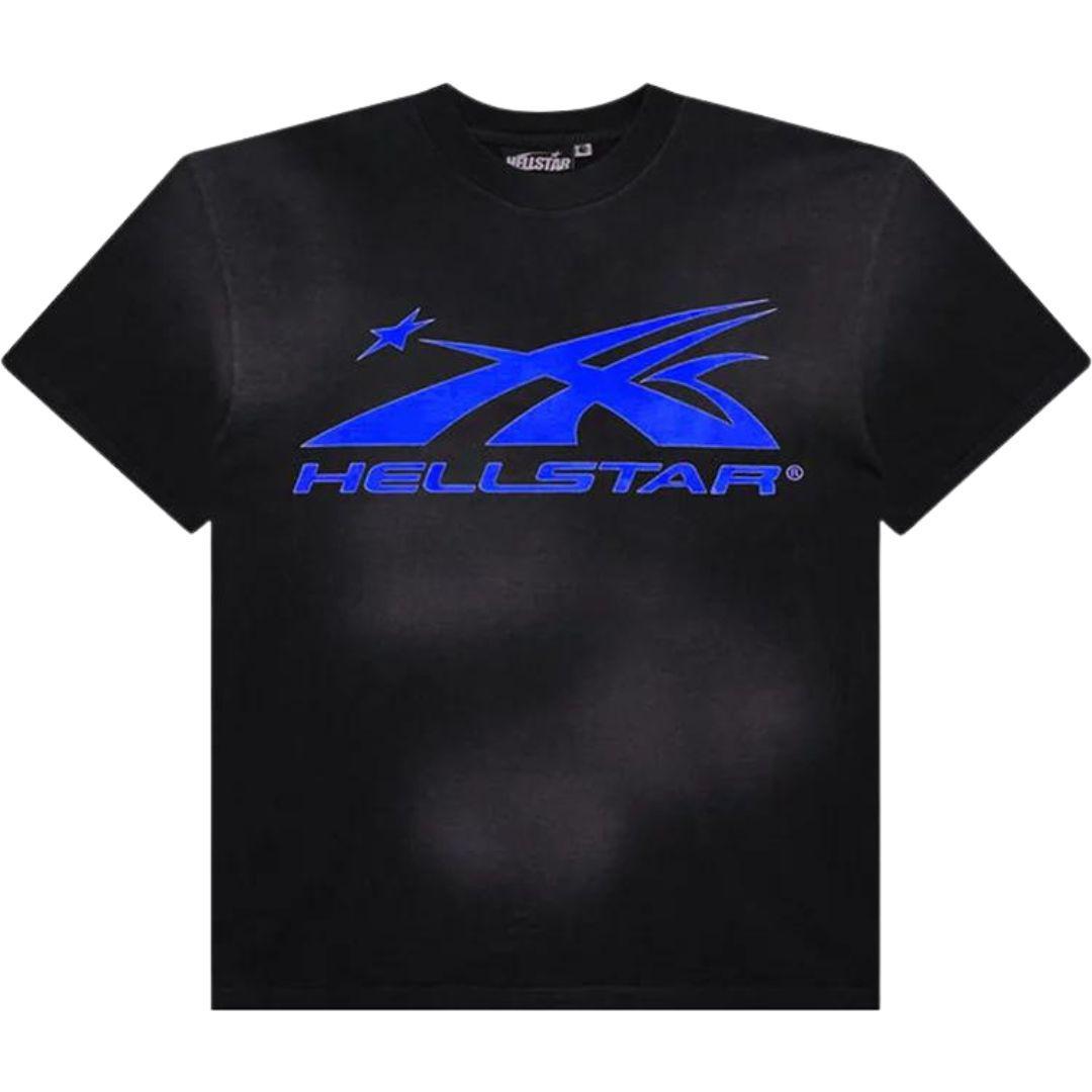 HELLSTAR GEL SPORT LOGO T-SHIRT ROYAL BLUE/BLACK