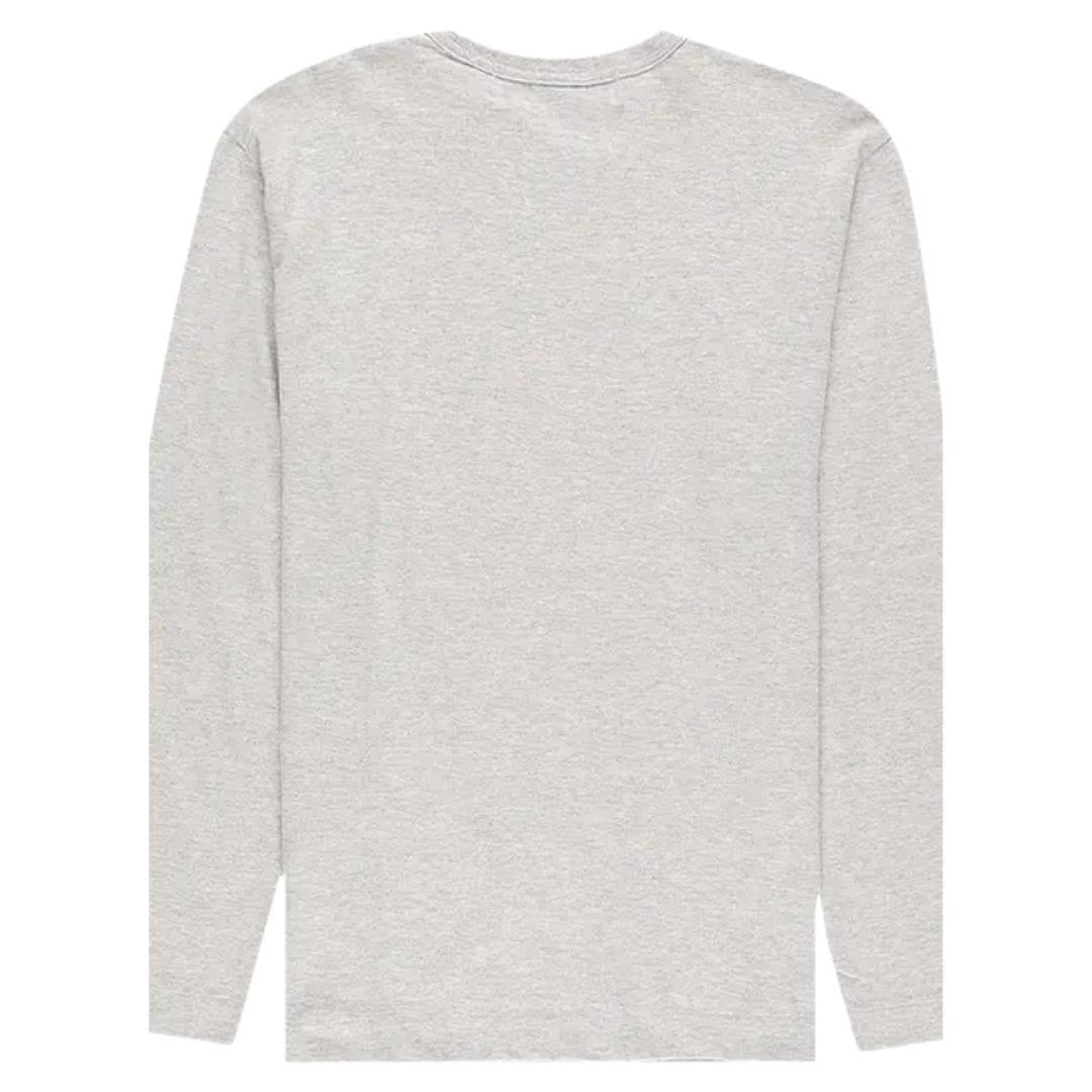 COMME DES GARÇONS PLAY SIDEWAYS HEART LONGSLEEVE GREY