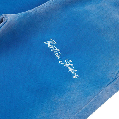 THIRTEEN STUDIOS EMBROIDERED LOGO SWEATPANT FADED BLUE