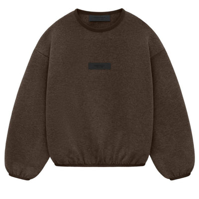 ESSENTIALS FOG CREWNECK HEATHER WOOD