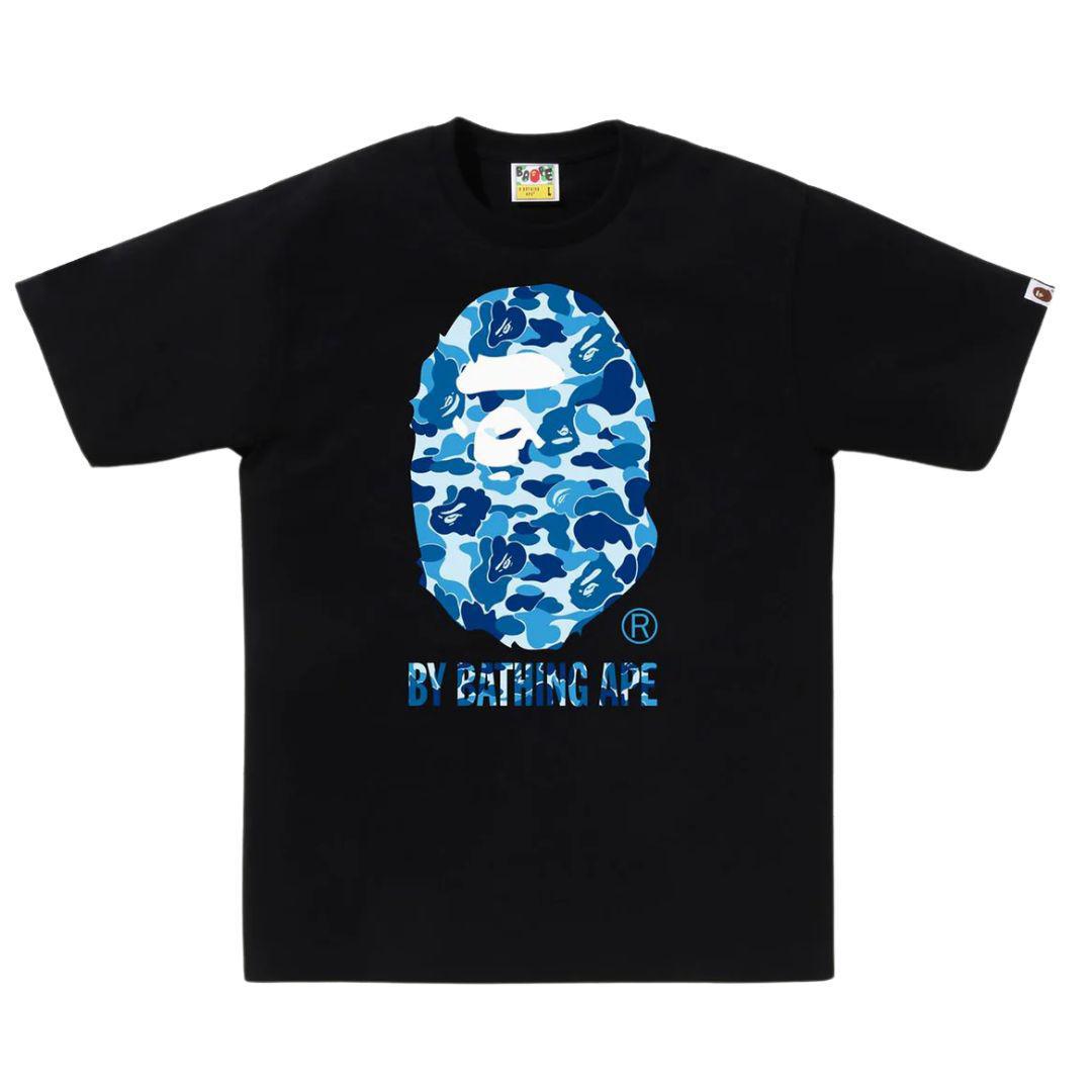 BAPE ABC CAMO BIG APE HEAD BLACK BLUE