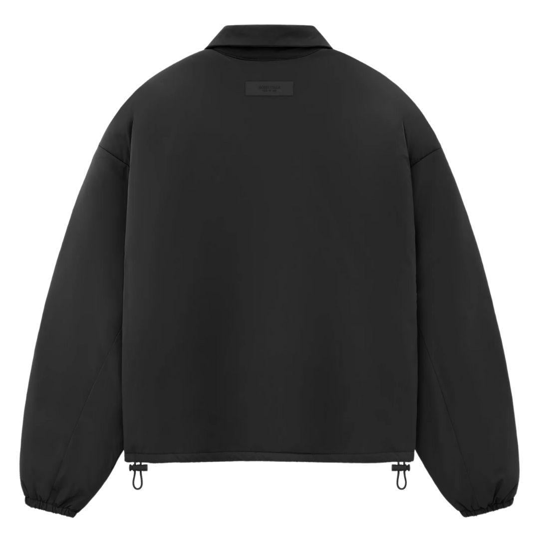 ESSENTIALS FOG NYLON SHELL BOMBER BLACK