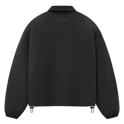 ESSENTIALS FOG NYLON SHELL BOMBER BLACK