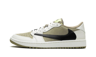 JORDAN 1 RETRO LOW GOLF TRAVIS SCOTT NEUTRAL OLIVE