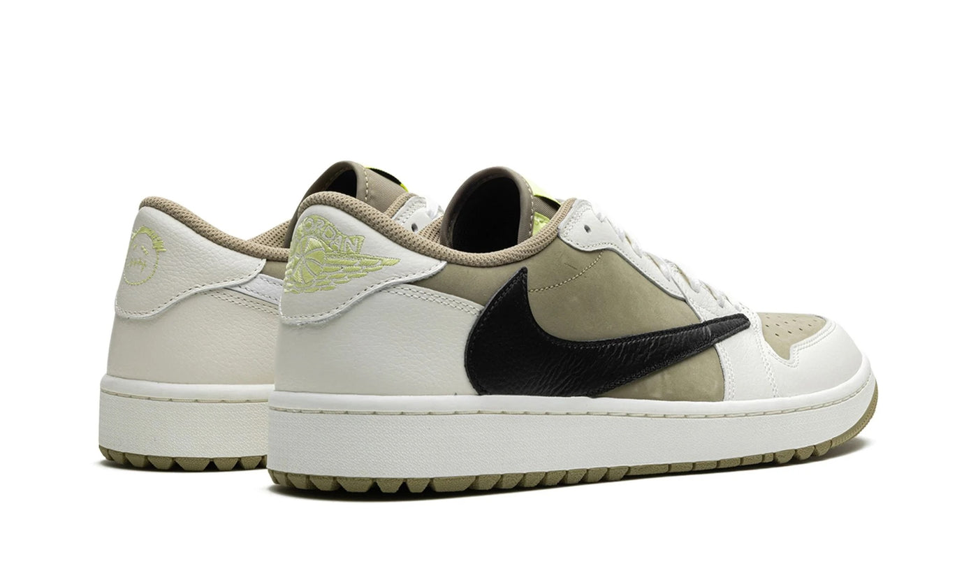 JORDAN 1 RETRO LOW GOLF TRAVIS SCOTT NEUTRAL OLIVE