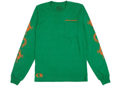 CHROME HEARTS GREEN / ORANGE LONG SLEEVE