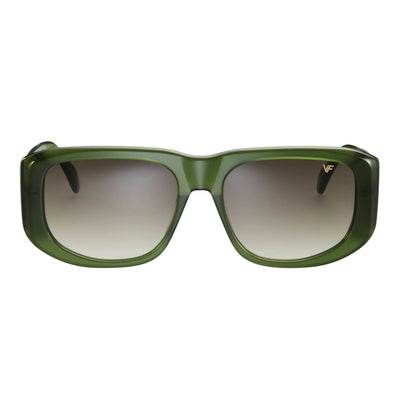 VINTAGE FRAMES BULLY BLACK ACETATE GREEN GRADIENT