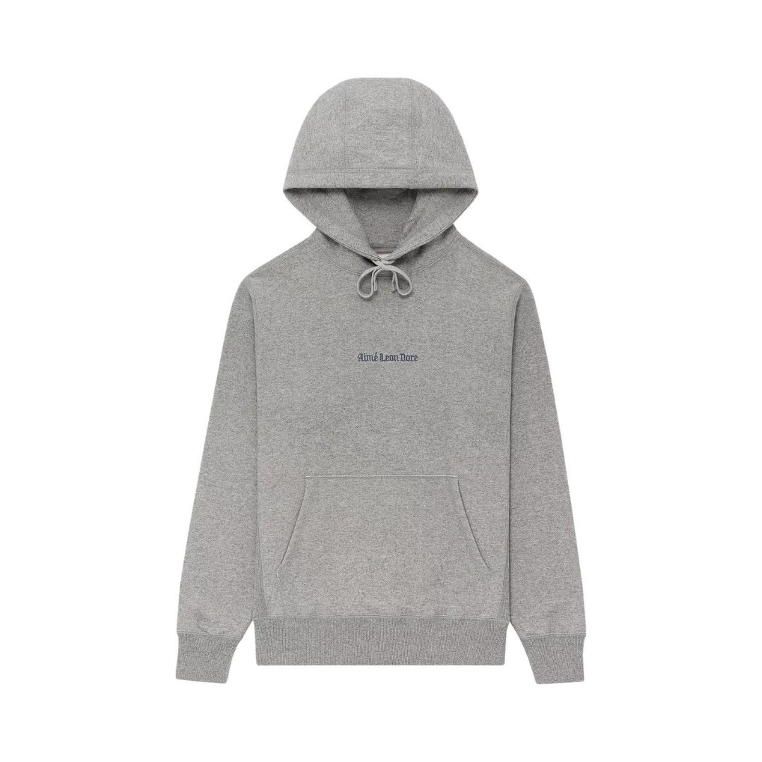 AIMÉ LEON DORE EMBROIDERED HOODIE GRAY