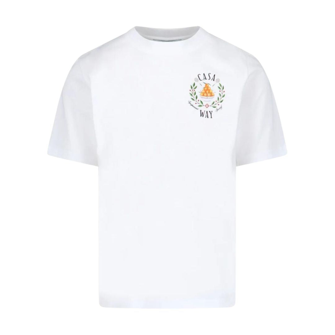 CASABLANCA CASA WAY T-SHIRT WHITE