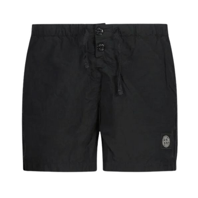 STONE ISLAND SWIM TRUNK BLACK FW23