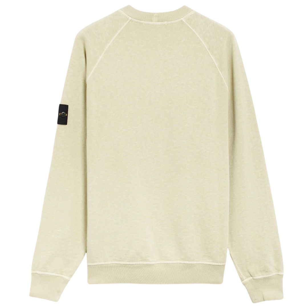 STONE ISLAND CREWNECK SWEATSHIRT LIGHT GREEN