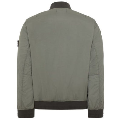 STONE ISLAND NYLON BOMBER JACKET GREEN