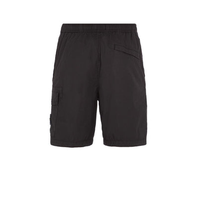 STONE ISLAND CARGO BERMUDA SHORTS BLACK