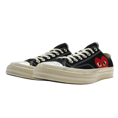 COMME DES GARÇONS PLAY CONVERSE CHUCK TAYLOR LOW BLACK