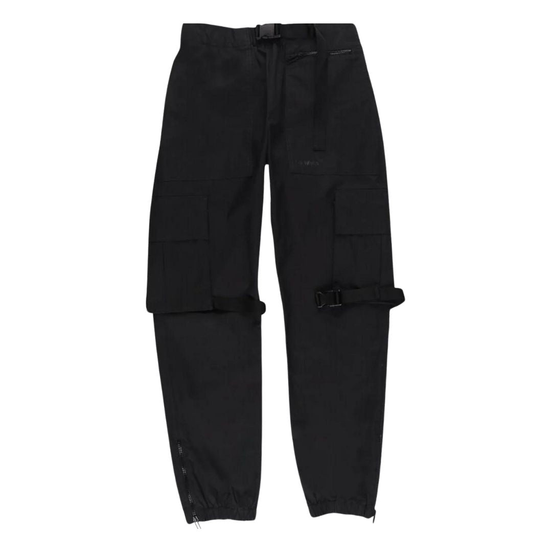 OFF WHITE DIAG TAB CANVAS CARGO PANT BLACK