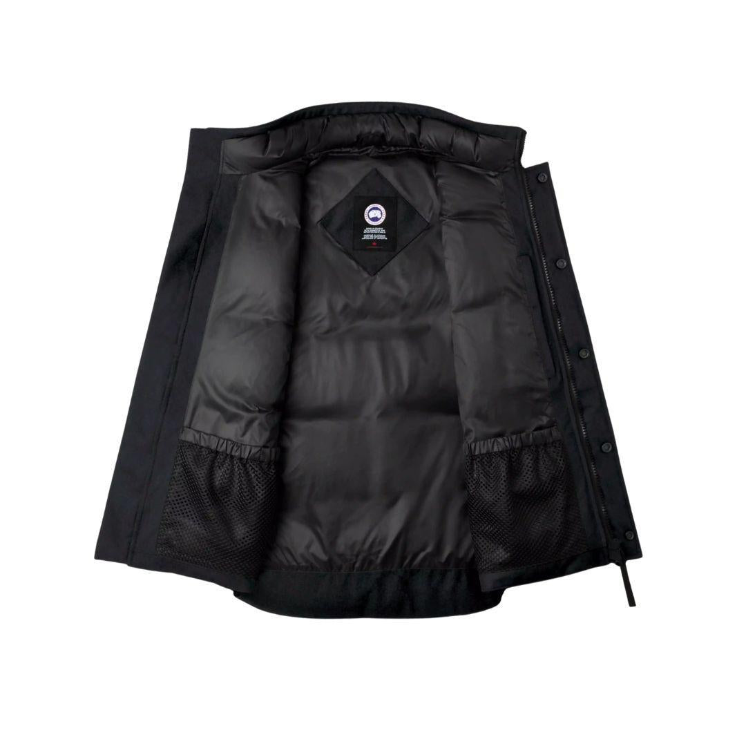 CANADA GOOSE WOOL GARSON VEST CARBON BLACK