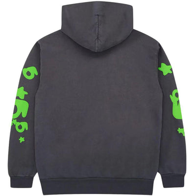 SP5DER BELUGA HOODIE SLATE GREY