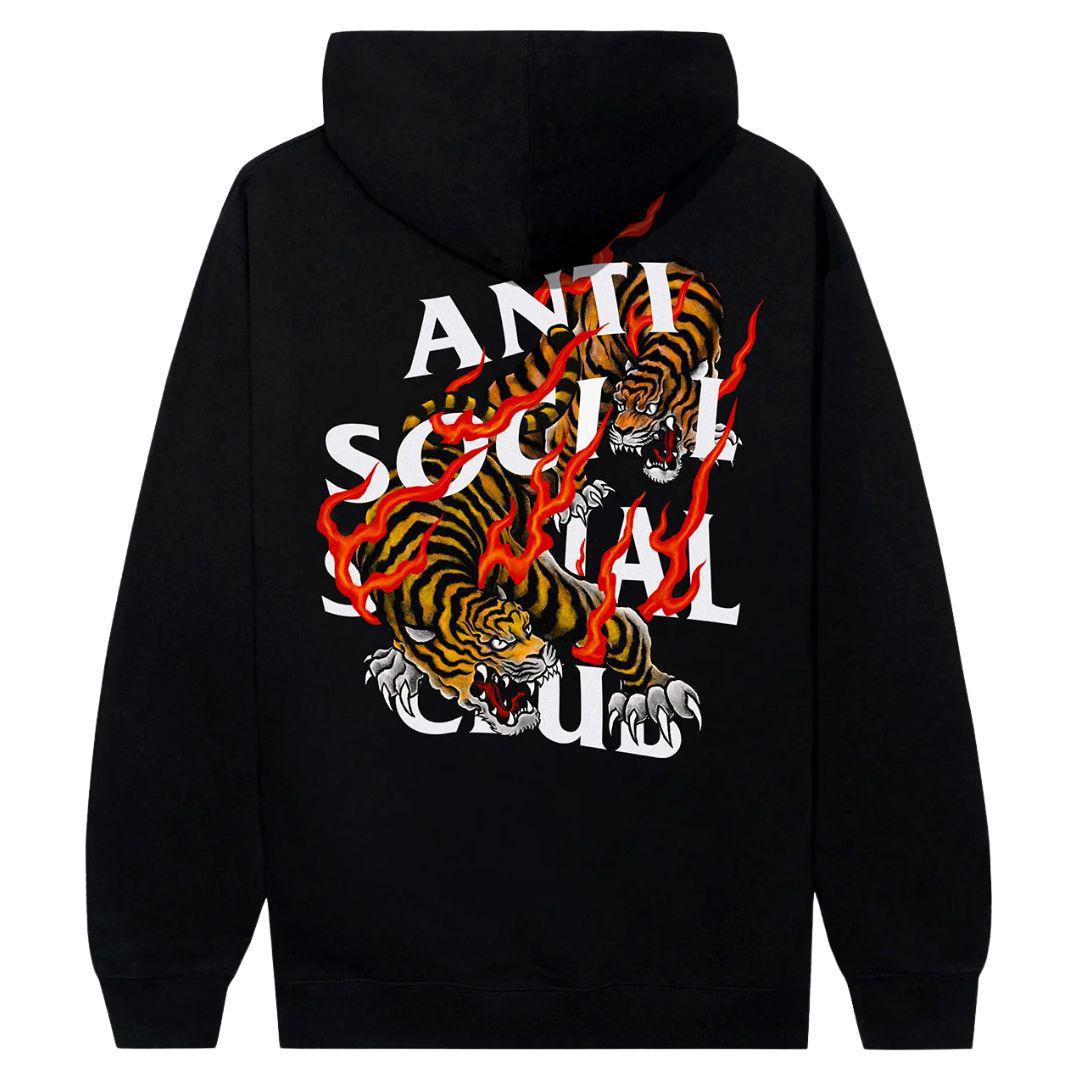 ANTI SOCIAL SOCIAL CLUB TIGER BLOOD HOODIE BLACK