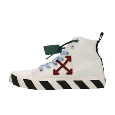 OFF-WHITE VULCANIZED MID BURGUNDY ARROW WHITE