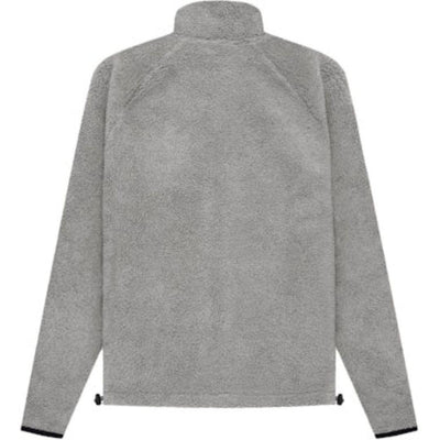 ESSENTIALS FOG POLAR FLEECE FULL ZIP JACKET DARK HEATHER OATMEAL