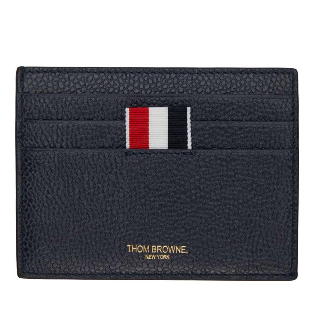 THOME BROWN 4 BAR CARD HOLDER NAVY