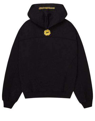 BROKEN PLANET COSMIC SPEED HOODIE BLACK