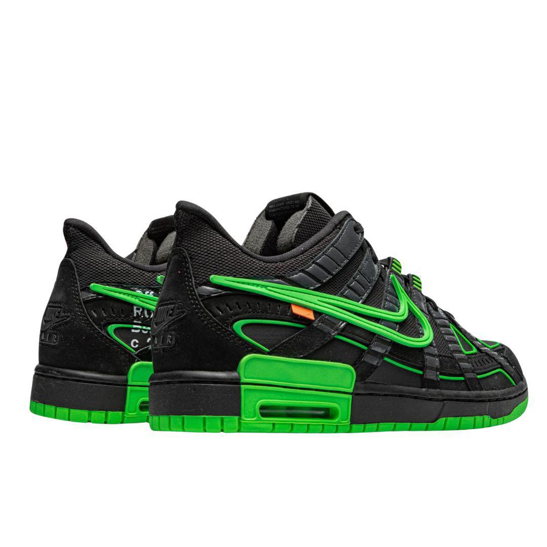 NIKE X OFF WHITE AIR RUBBER DUNK GREEN STRIKE