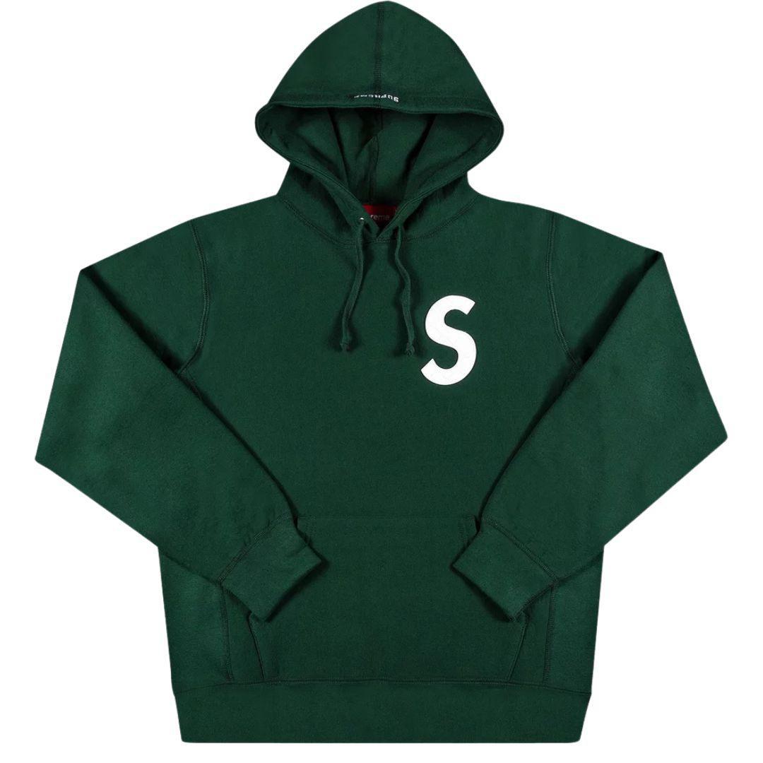 SUPREME SS20 S LOGO HOODIE DARK GREEN