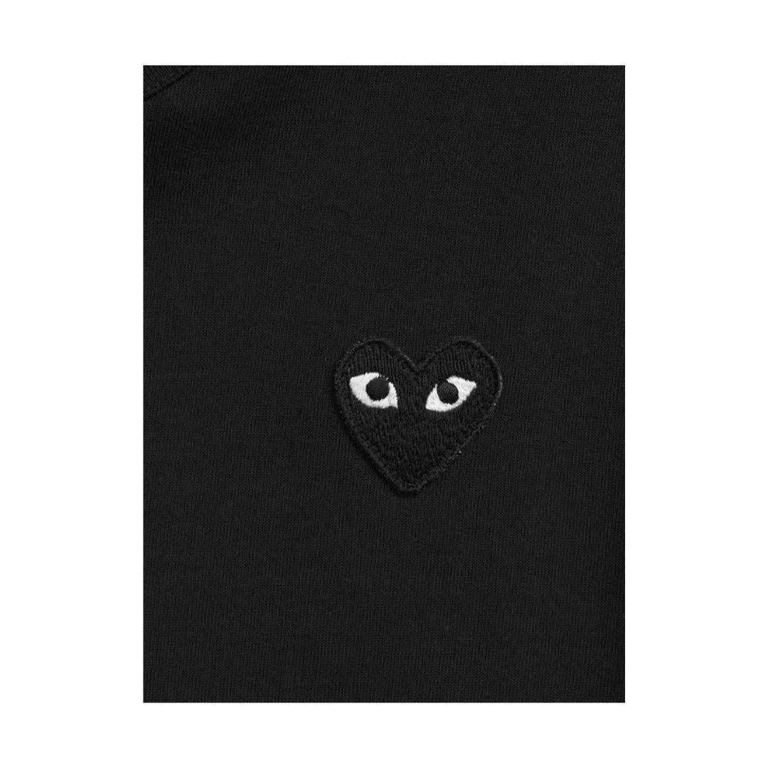 COMME DES GARÇONS PLAY BLACK HEART LONGSLEEVE BLACK