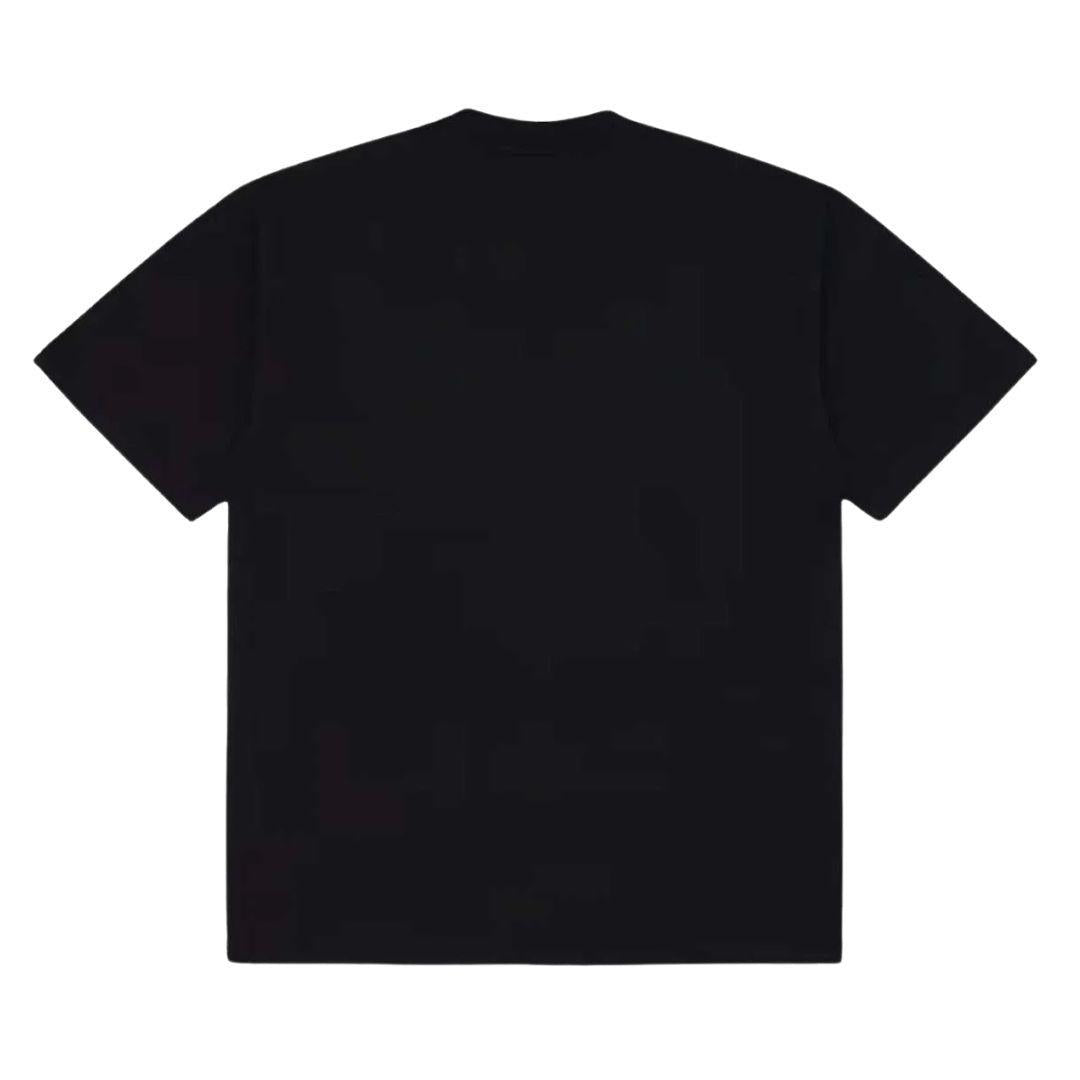 SP5DER WORLDWIDE WARPED T-SHIRT BLACK