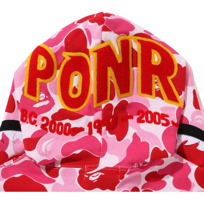 BAPE ABC CAMO PONR SHARK FULL ZIP HOODIE PINK