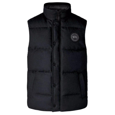 CANADA GOOSE WOOL GARSON VEST CARBON BLACK