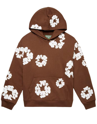 DENIM TEARS COTTON WREATH HOODIE BROWN