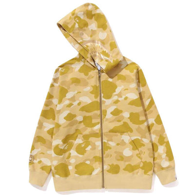 BAPE COLOR CAMO SHARK FULL ZIP HOODIE YELLOW (W)