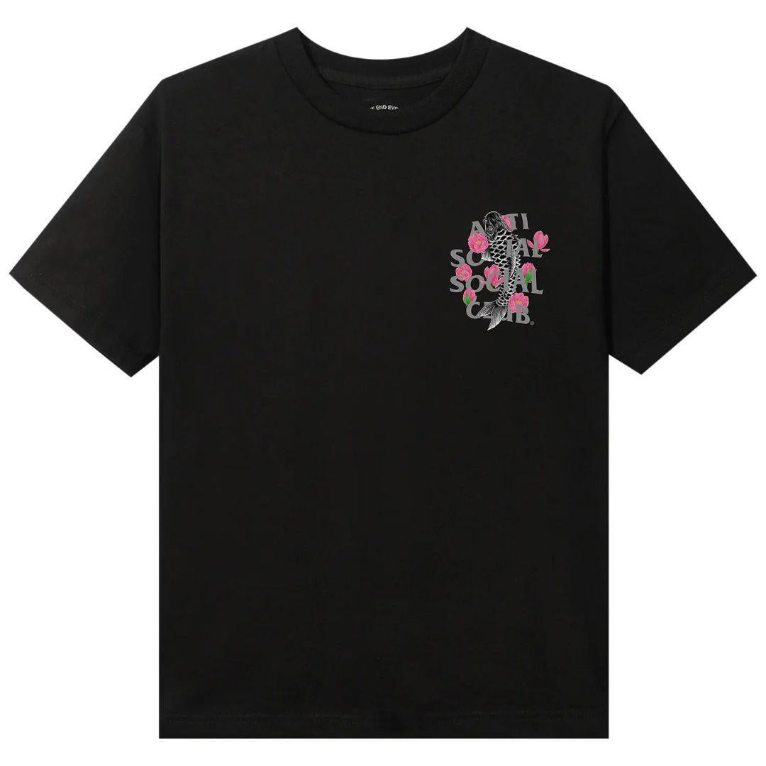 ANTI SOCIAL SOCIAL CLUB ORNAMENTAL T-SHIRT  BLACK